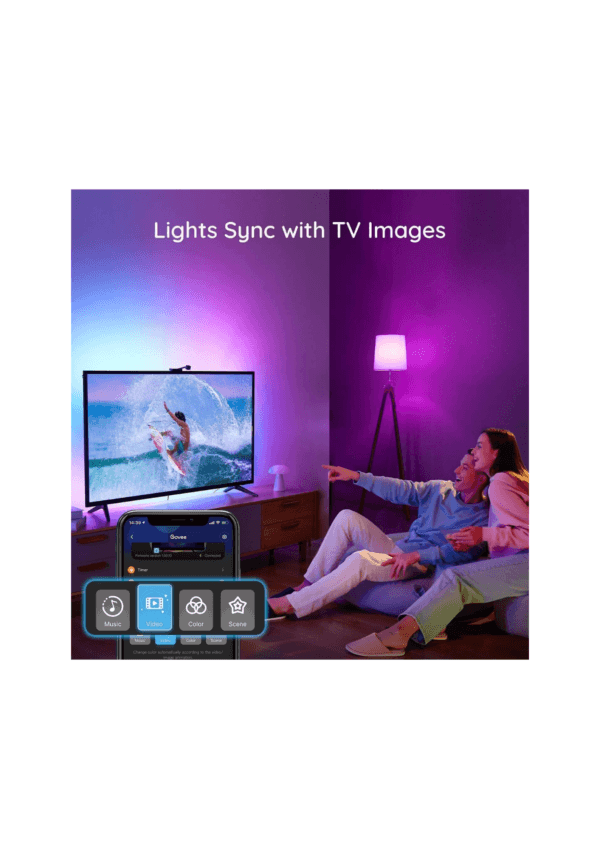 Govee Envisual TV LED Backlight with Camera - Image 5