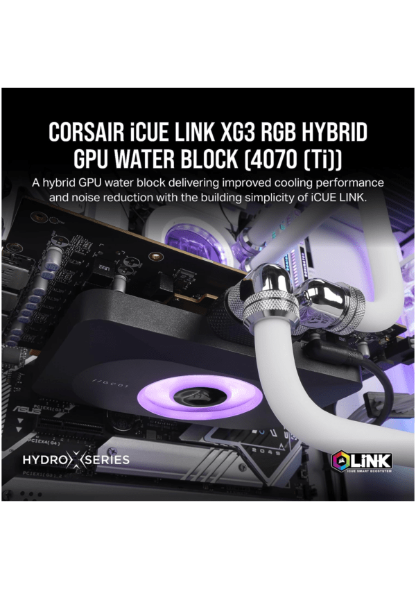 CORSAIR iCUE Link XG3 RGB Hybrid GPU Water Block - Image 5