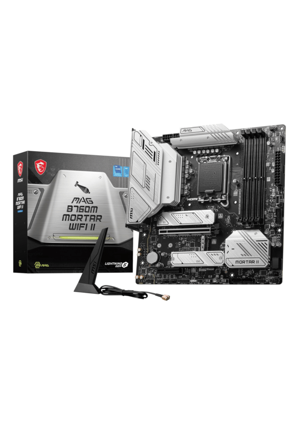MSI Mag B760M Mortar Wi-Fi II Intel LGA1700 DDR5 Micro ATX