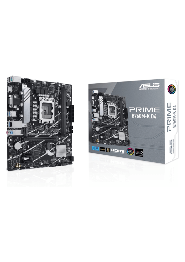 Asus Prime B760M-K Intel LGA1700 DDR4 Micro ATX