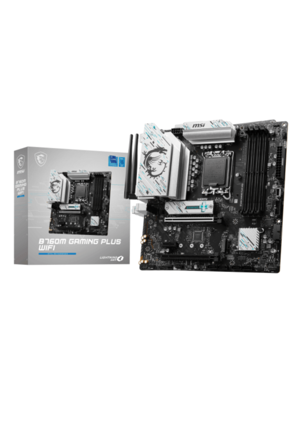 MSI B760M Gaming Plus Wi-Fi Intel LGA1700 DDR5 mATX