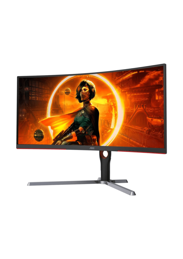 AOC CU34G3S 34" Frameless Curved Ultrawide, WQHD 3440 x1440, 165Hz 1ms