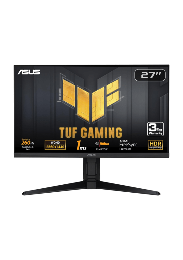 ASUS TUF VG27AQML1A Gaming 27'' Fast IPS 2k HDR QHD 260hz 1MS