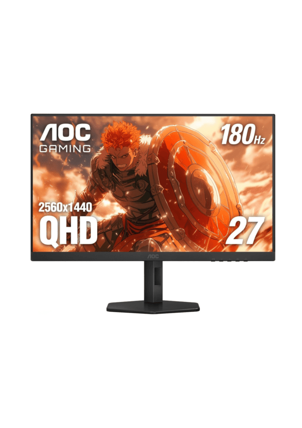 AOC Q27G4XN 27" Gaming Monitor, 2K QHD 2560x1440, 180Hz 1ms