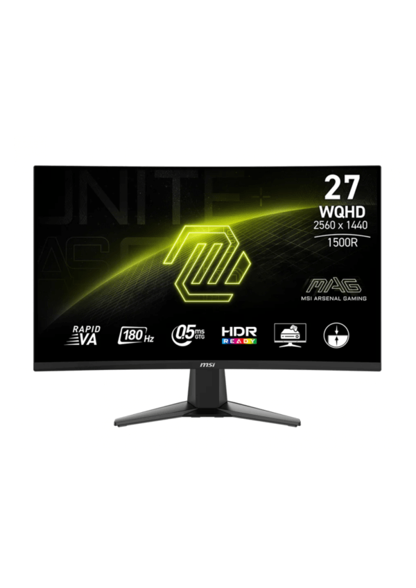 MSI MAG 27CQ6F 27-inch 2560 x 1440 (QHD), 180Hz