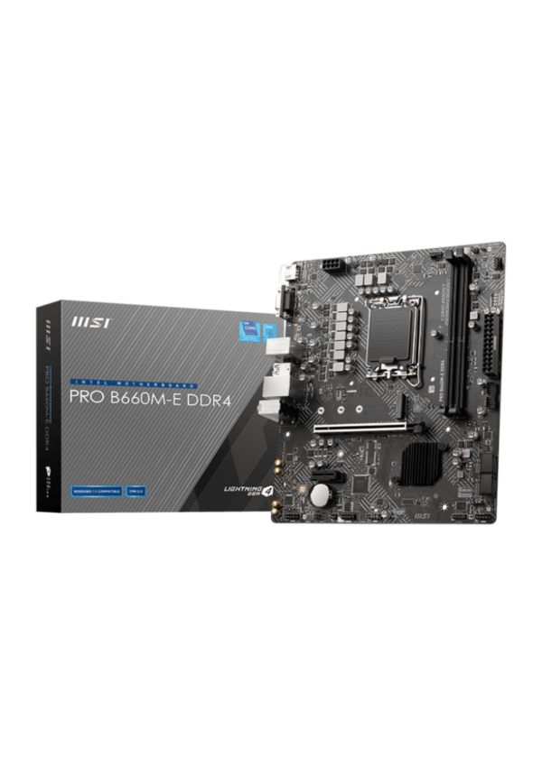 MSI Pro B660M-E Intel LGA1700 DDR4 Micro ATX
