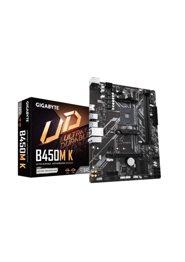 Gigabyte B450M-K AMD AM4 DDR4 ATX Ultra Durable