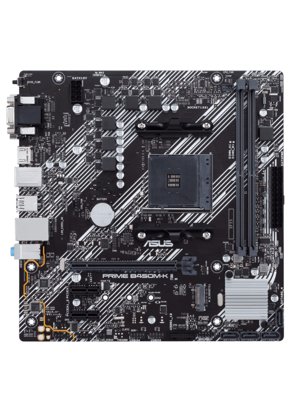 Asus Prime B450M-K II AMD AM4 DDR4 Micro ATX - Image 2