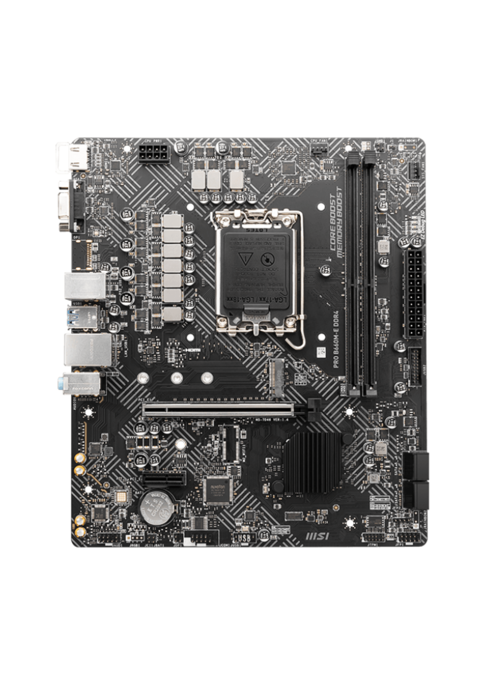 MSI Pro B660M-E Intel LGA1700 DDR4 Micro ATX