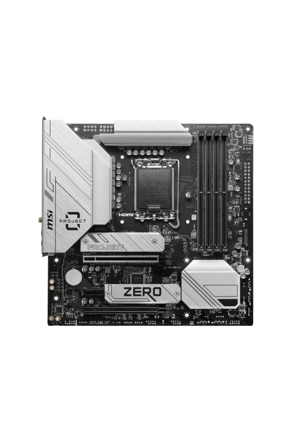 MSI B760M Project Zero Wi-Fi Intel LGA1700 DDR5 Micro ATX - Image 2