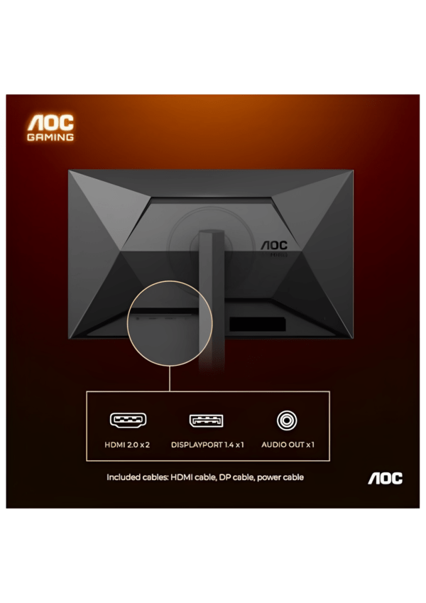AOC Q27G4XN 27" Gaming Monitor, 2K QHD 2560x1440, 180Hz 1ms - Image 3