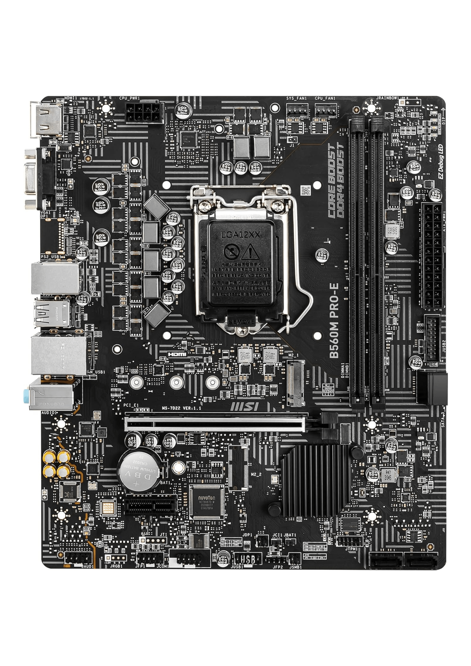 MSI B560M PRO-E Intel LGA1200 DDR4 mATX