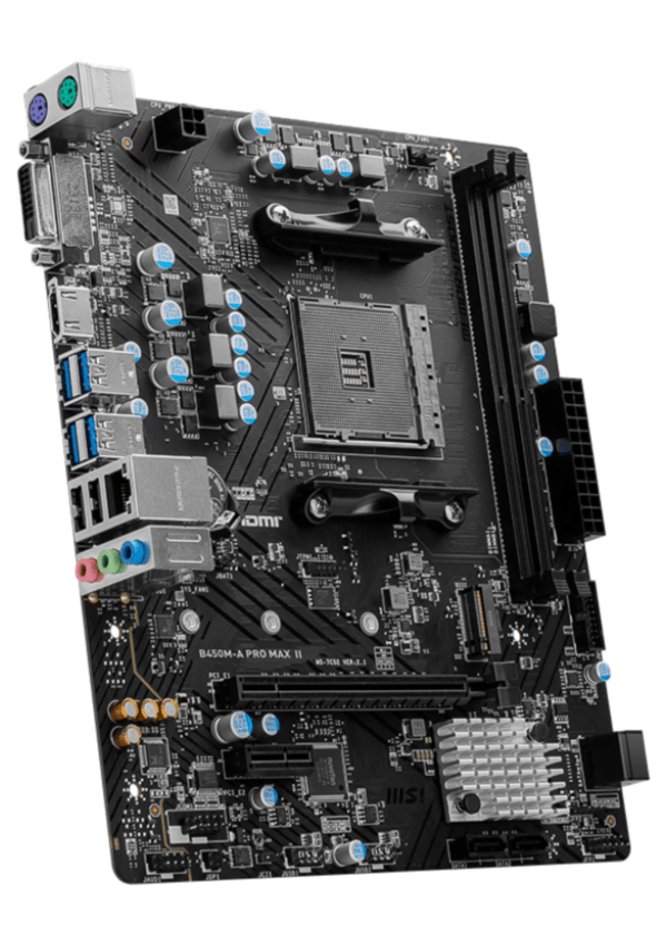 MSI B450M-A Pro Max II AMD AM4 DDR4 Micro ATX - Image 4