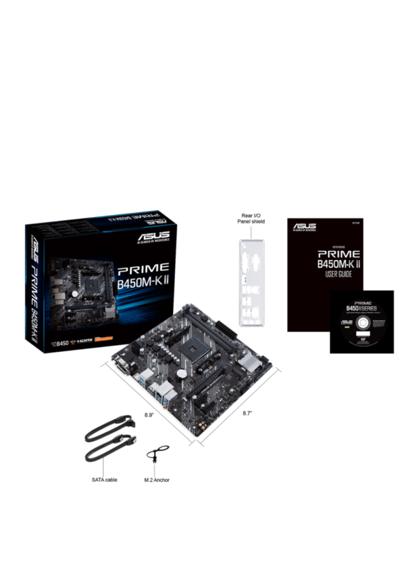 Asus Prime B450M-K II AMD AM4 DDR4 Micro ATX - Image 5