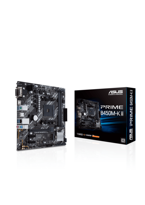 Asus Prime B450M-K II AMD AM4 DDR4 Micro ATX