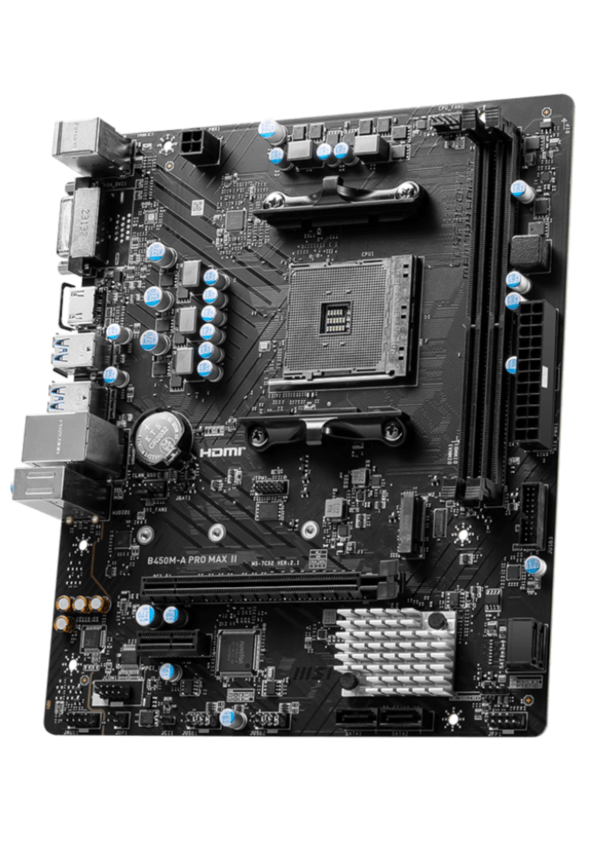 MSI B450M-A Pro Max II AMD AM4 DDR4 Micro ATX - Image 2