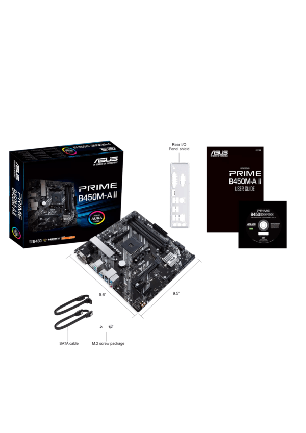 Asus Prime B450M-A II AMD AM4 DDR4 Micro ATX - Image 6