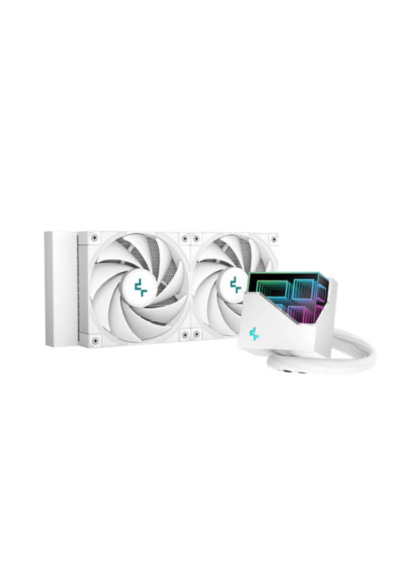 DeepCool LT520 ARGB liquid 240 CPU cooler White