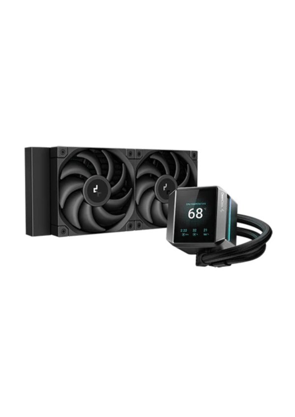 DeepCool MYSTIQUE 240 LCD liquid CPU cooler