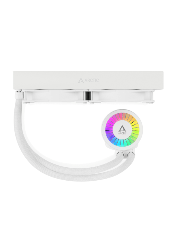 Arctic Liquid Freezer III 280 ARGB CPU Liquid Cooler White - Image 3