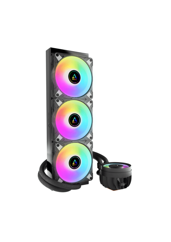 Arctic Liquid Freezer III 360 ARGB CPU Liquid Cooler Black - Image 2