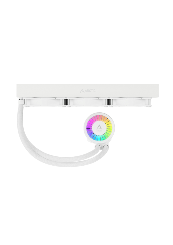 Arctic Liquid Freezer III 360 ARGB CPU Liquid Cooler White - Image 3