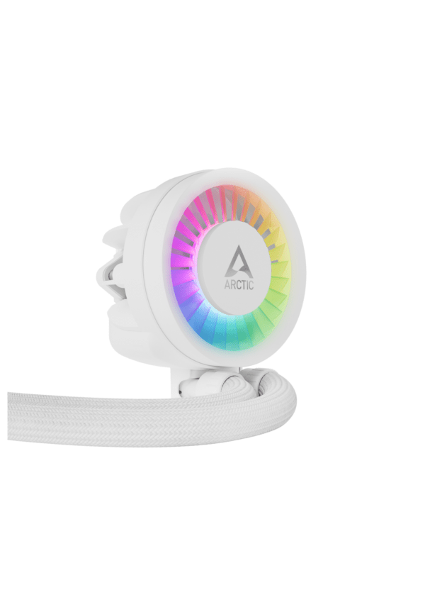 Arctic Liquid Freezer III 360 ARGB CPU Liquid Cooler White - Image 4
