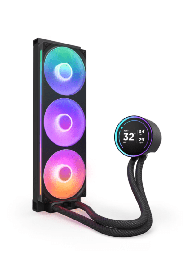 NZXT Kraken Elite RGB 360mm CPU Liquid Cooler Black - Image 2