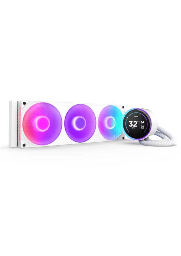 NZXT Kraken Elite RGB 360mm CPU Liquid Cooler White