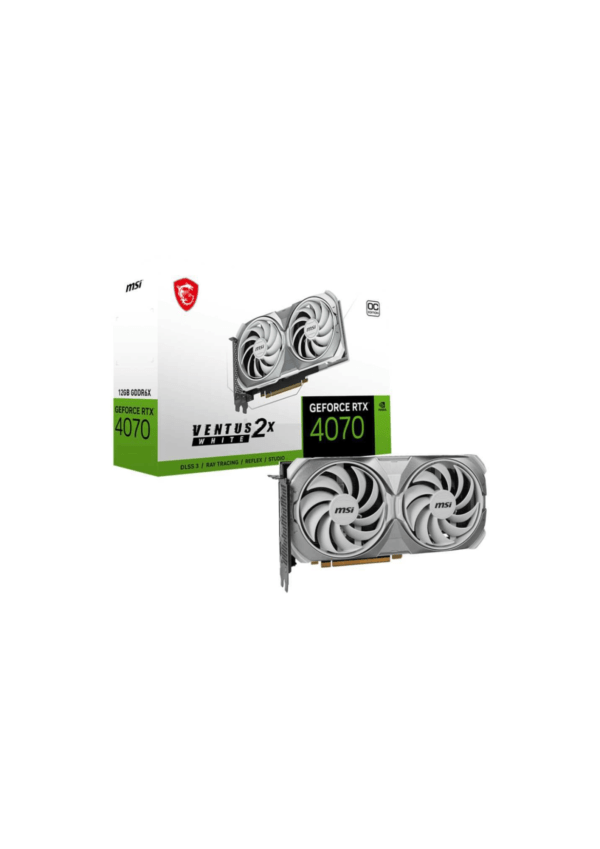 (NEW) <br> MSI GeForce RTX 4070 Ventus 2X 12GB OC White