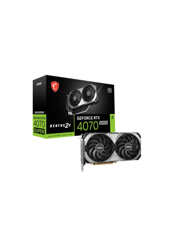 (NEW) <br> MSI GeForce RTX 4070 SUPER VENTUS 2X OC 12GB