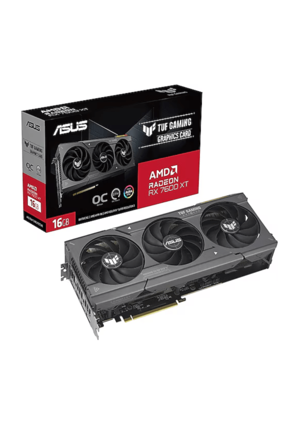 (USED) <br> ASUS TUF Gaming Radeon RX 7600 XT OC Edition 16GB