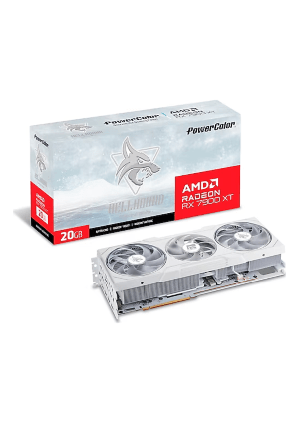 (USED) <br> Powercolor Radeon RX 7900 XT hellhound spectral 20GB white