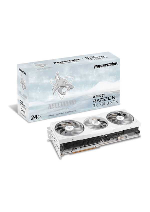 (NEW) <br> POWERCOLOR RX 7900 XTX HELLHOUND 24GB White