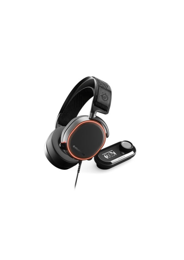 SteelSeries Arctis Pro + GameDAC Wired Over Ear Gaming Headset With Microphone