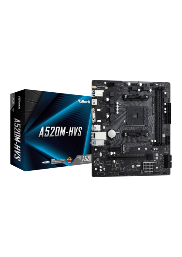 Asrock A520M-HVS AMD AM4 DDR4 Micro ATX