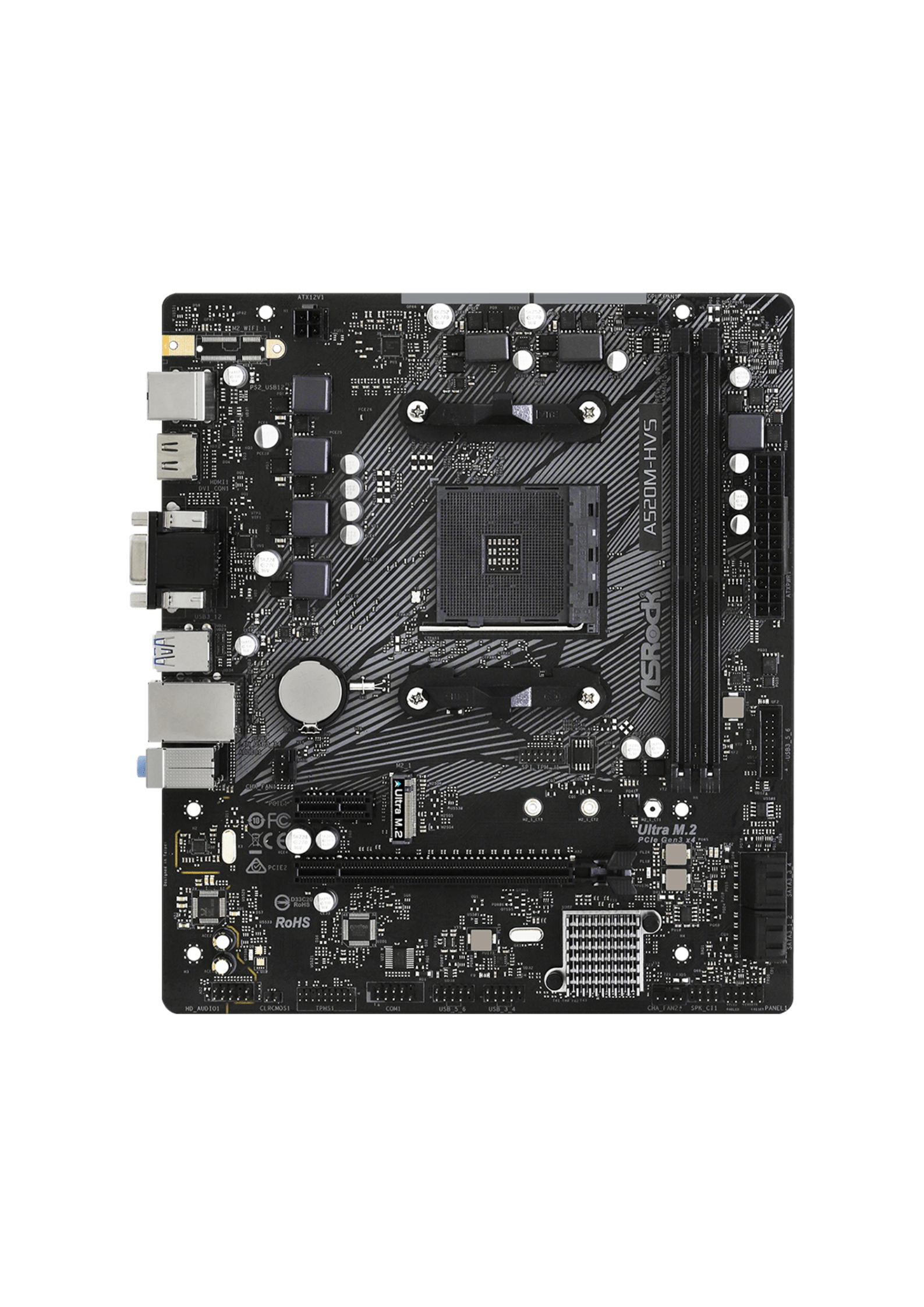 Asrock A520M-HVS AMD AM4 DDR4 Micro ATX