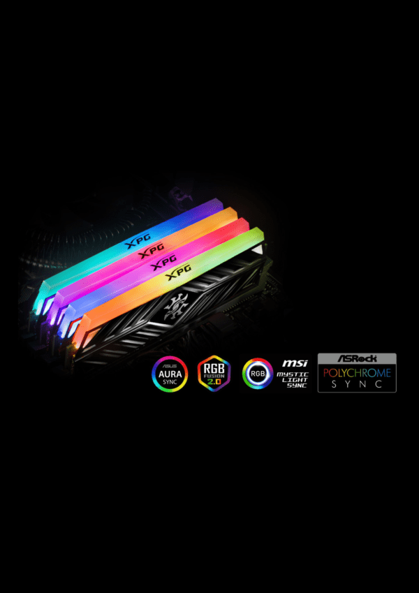 XPG SPECTRIX D41 16GB (2x8) 3600MHz DDR4 RGB - Image 3