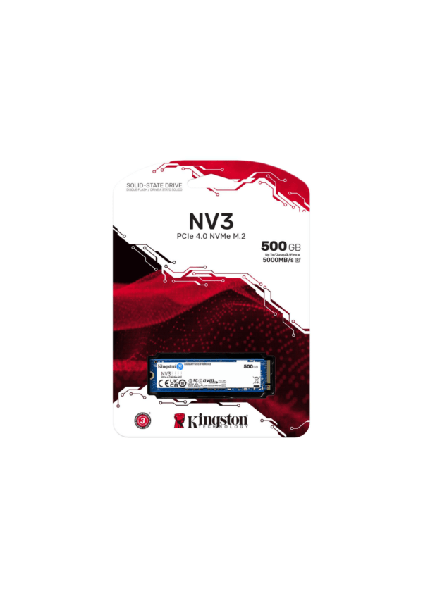 ‎Kingston NV3 PCIe 4.0 NVMe M.2 500GB SSD