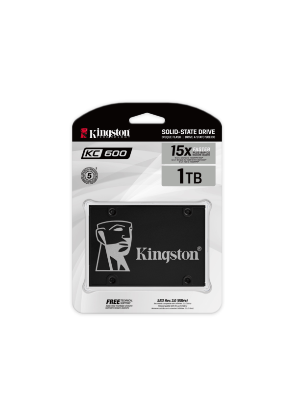 Kingston KC600 SATA 3.0 2.5" 1TB SSD