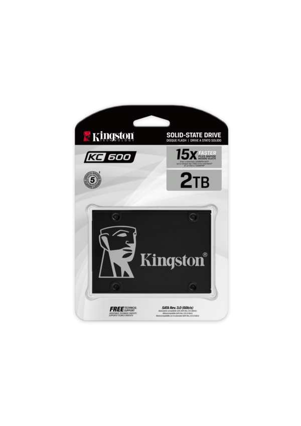 Kingston KC600 SATA 3.0 2.5" 2TB SSD