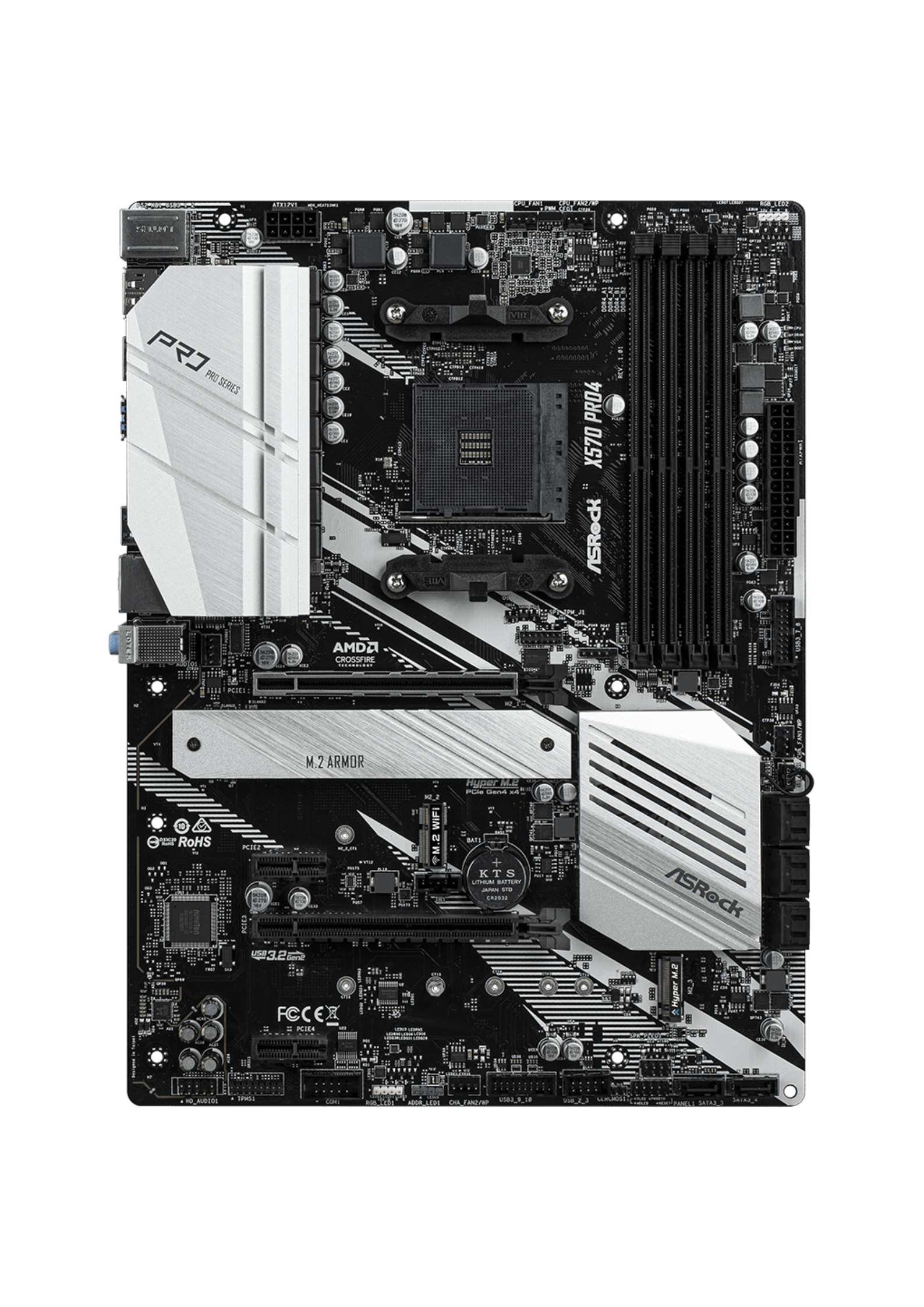 ASROCK Am4 X570 Pro4 Ddr4 ATX