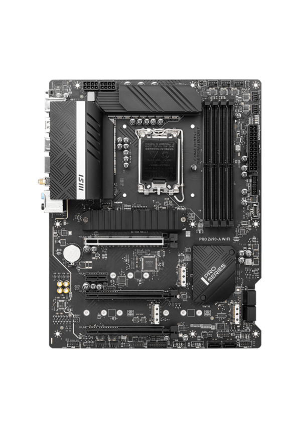 MSI Pro Z690-A Wi-Fi Intel LGA1700 DDR5 ATX MotherBoard - Image 2