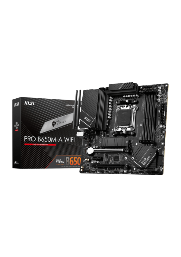 MSI Pro B650M-A Wi-Fi AMD AM5 DDR5 Micro ATX