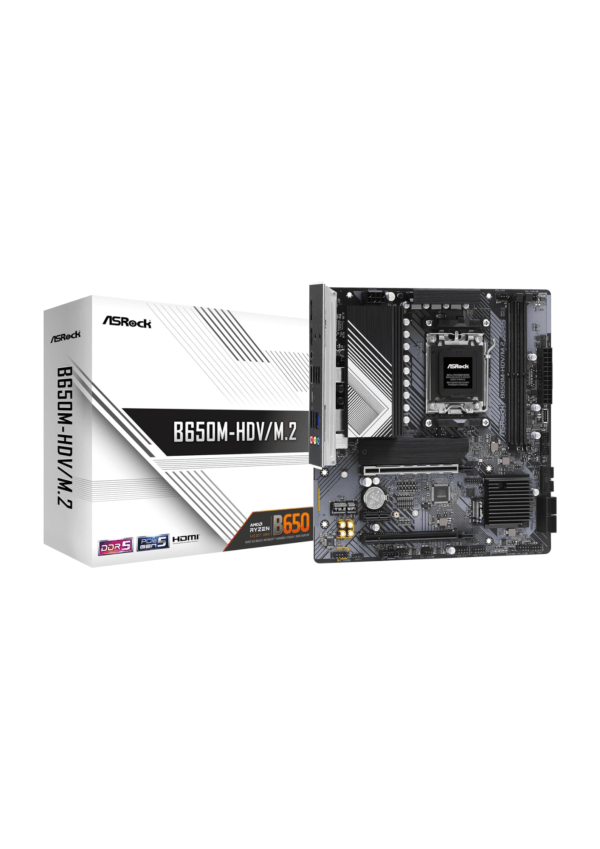 Asrock B650M-HDVM.2 AMD AM5 DDR5 Micro ATX