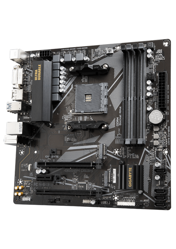 Gigabyte B550M-DS3H AMD AM4 DDR4 Micro ATX - Image 3