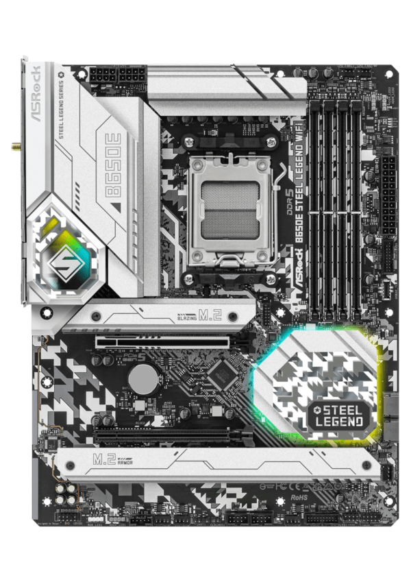 Asrock B650E Steel Legend Wi-Fi AMD AM5 DDR5 ATX - Image 2