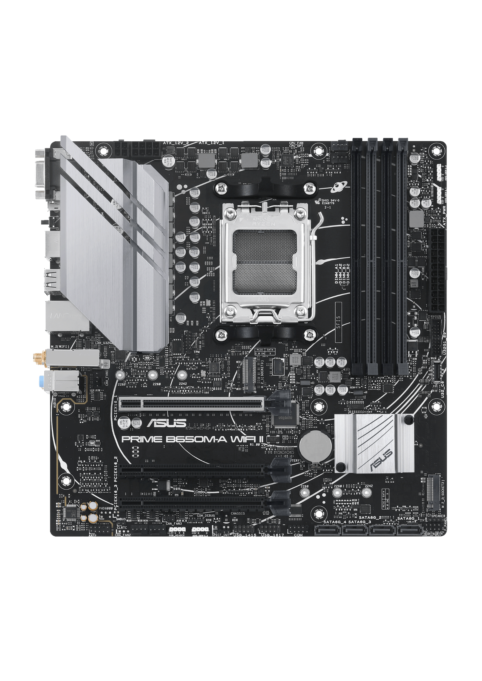 Asus Prime B650M-A Wi-Fi II AMD AM5 DDR5 Micro ATX