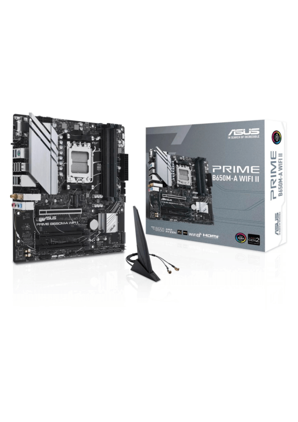 Asus Prime B650M-A Wi-Fi II AMD AM5 DDR5 Micro ATX