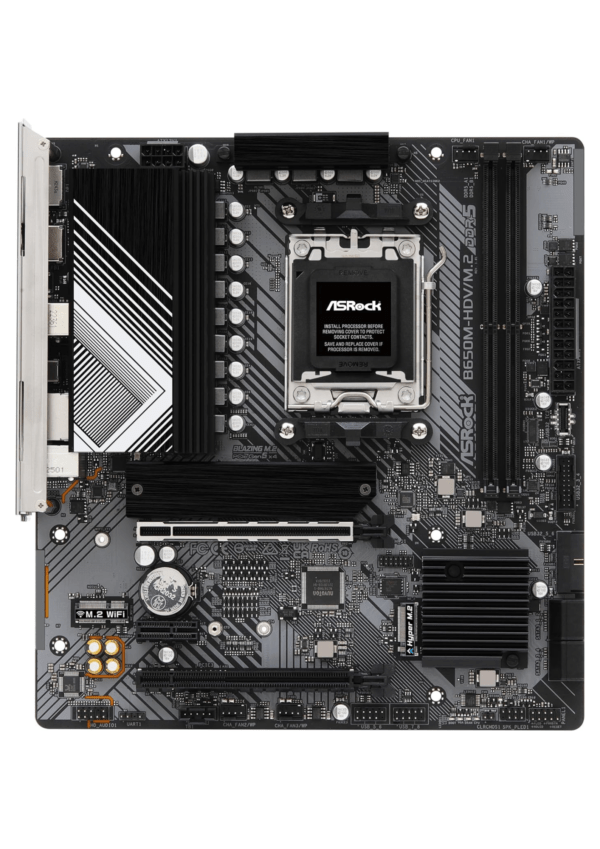 Asrock B650M-HDVM.2 AMD AM5 DDR5 Micro ATX - Image 2